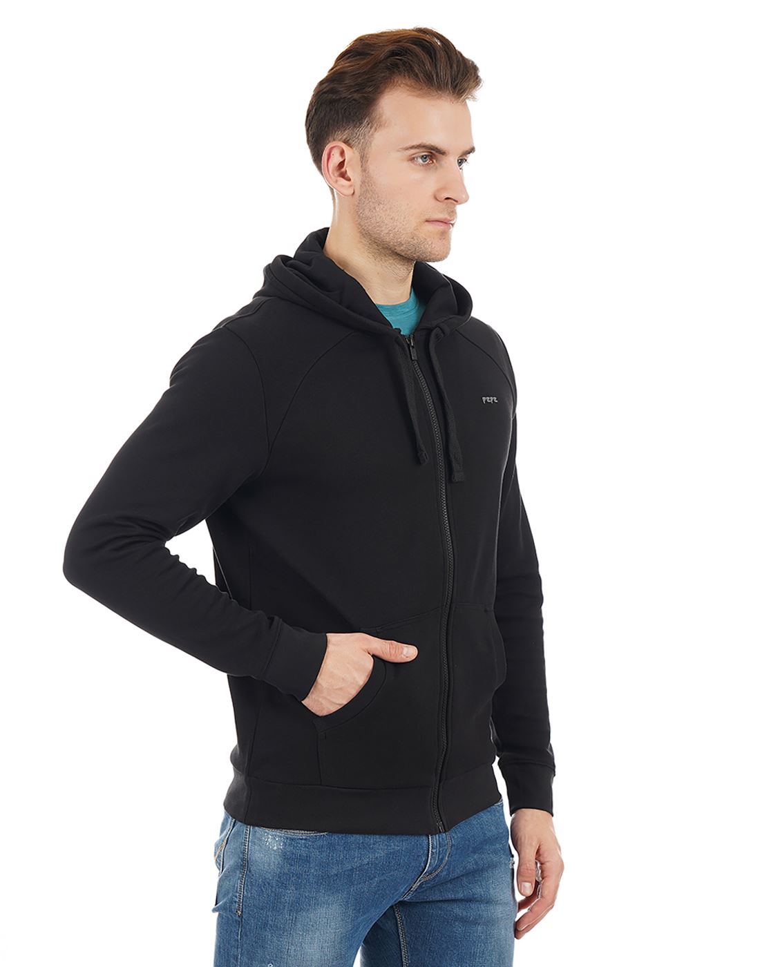 Pepe Jeans London Men Casual Wear Black Sweatshirt